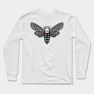 Rainbow Death's Head Hawk Moth Long Sleeve T-Shirt